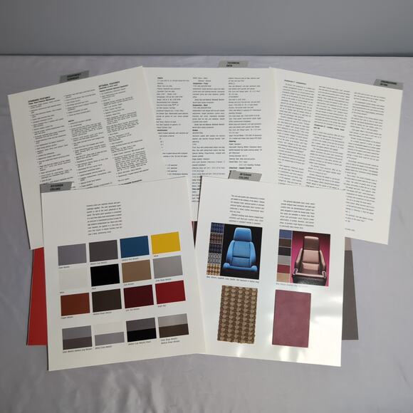 Vintage 1986 Chevrolet Corvette Deluxe Sales Brochure with Envelope - Picture 8 of 13